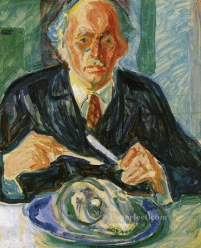  Edvard Painting - self portrait with cod s head 1940 Edvard Munch
